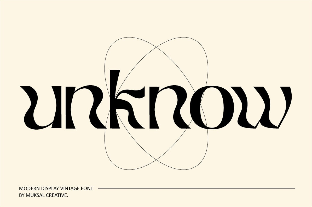 Шрифт "Unknow"
