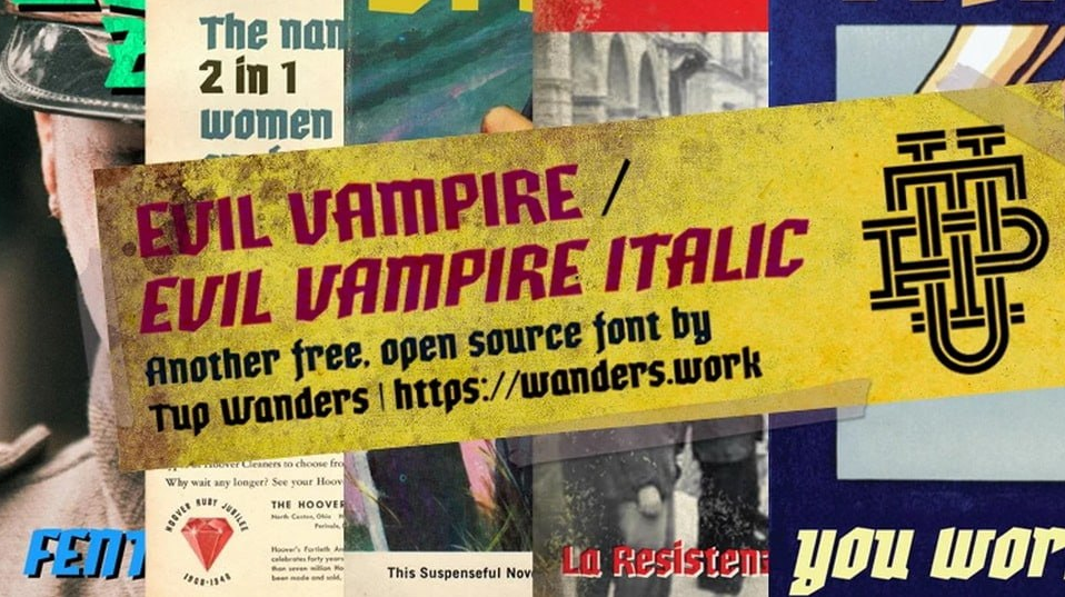 Шрифт «Evil Vampire»